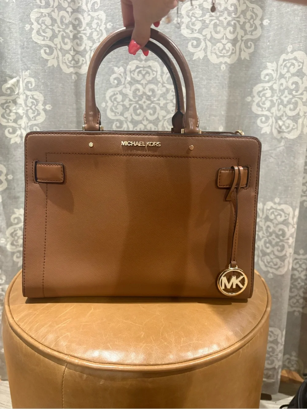 Michael Kors Rayne Medium Satchel with Saffiano leather